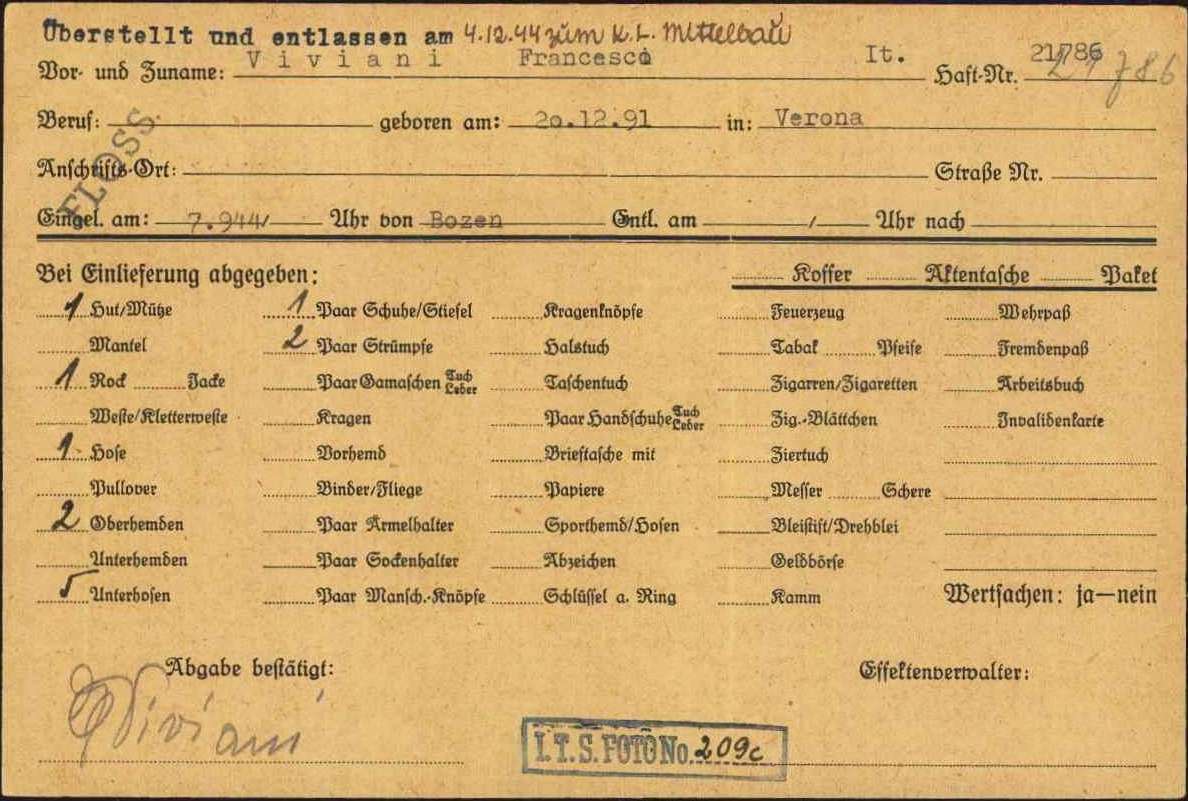 vestiario flossenburg