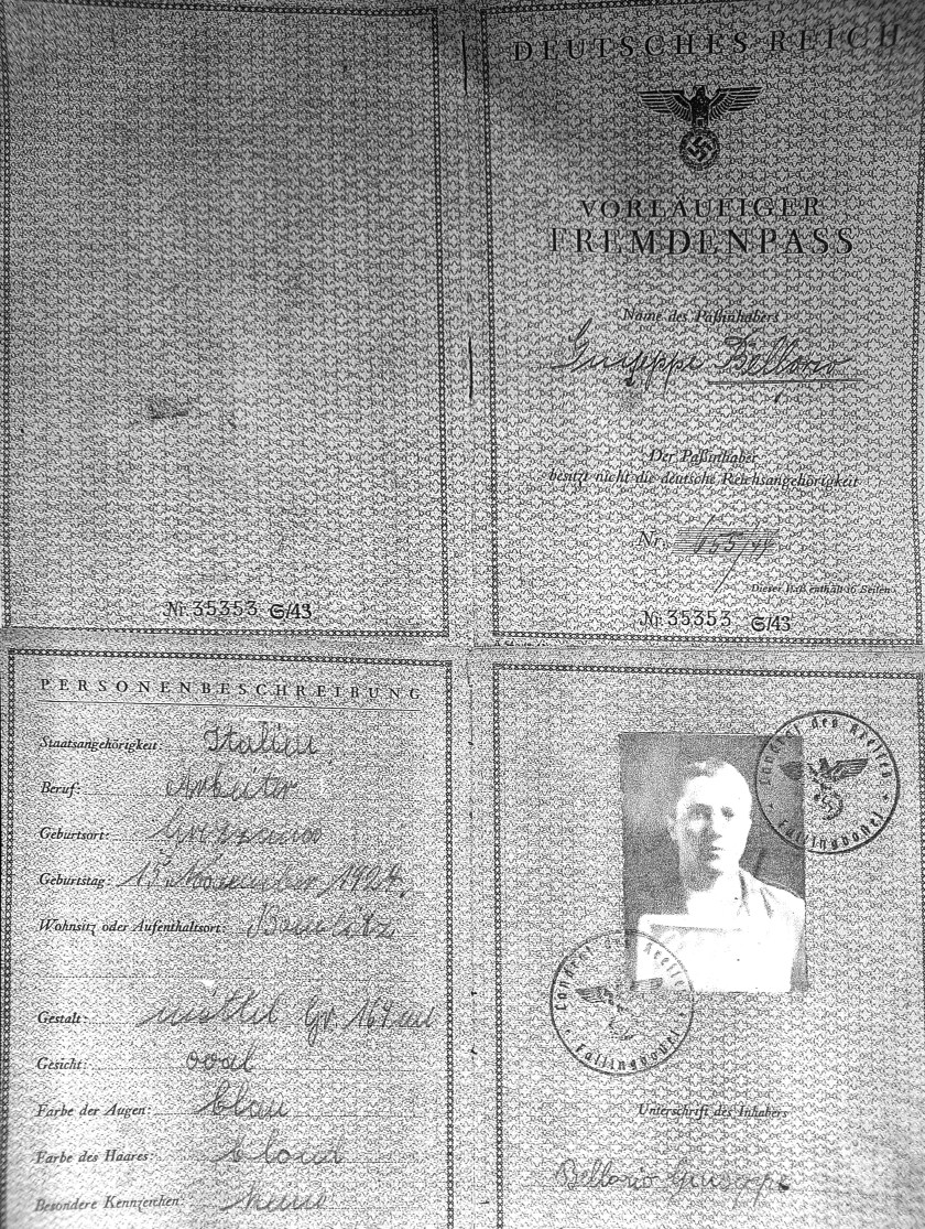 Passaporto temporaneo per stranieri